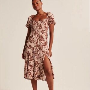 Abercrombie and Fitch midi floral dress Medium
